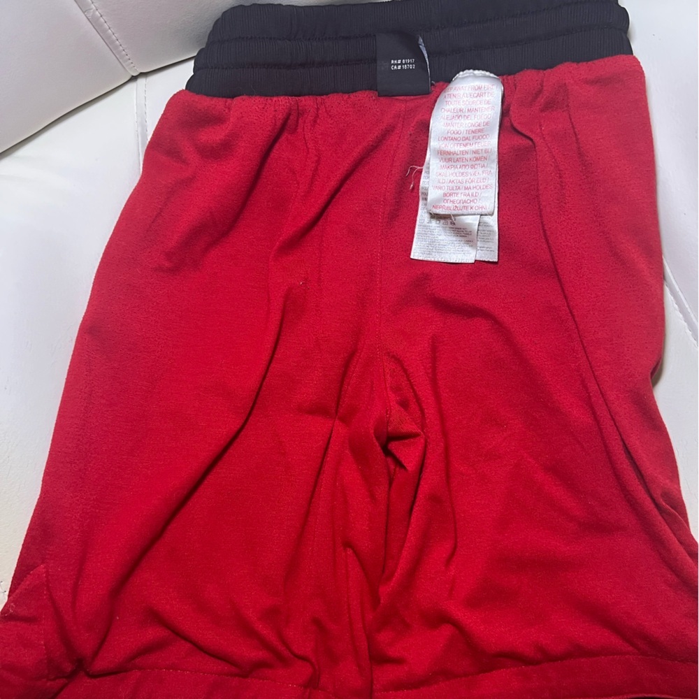 Jordan Red and Black Athletic Shorts - Picture 7 of 8